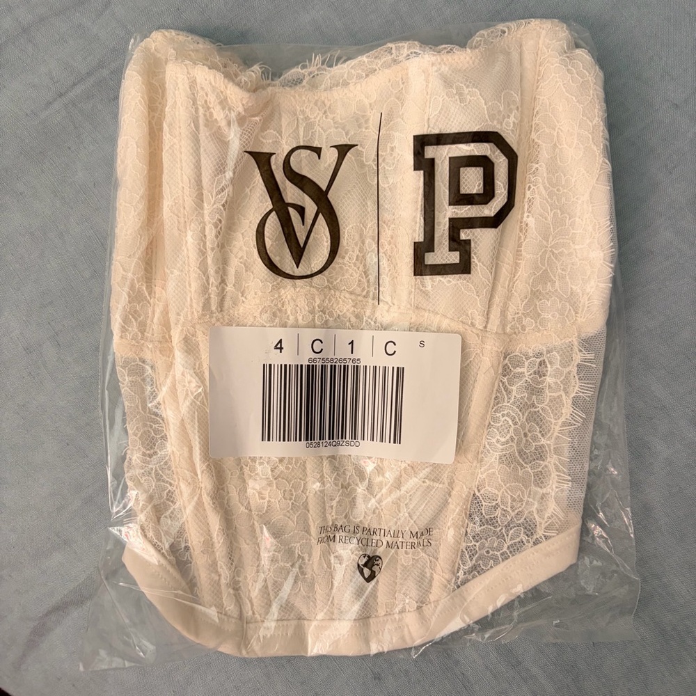 Victoria’s Secret Corset Top | Dream Angels Lace | Small | NWT 32DD 34DD - Picture 2 of 6